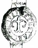 Contre-sceau d'André de Coulours (1219)