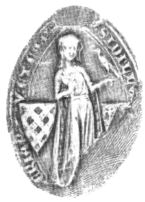 Sceau de Sébille, dame de Chevreuse, Col. Arch. Nat. S. 2125, N°21