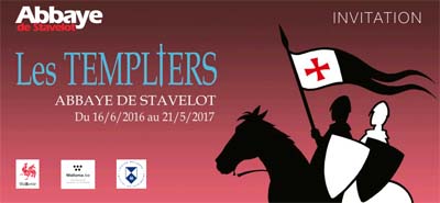 Invitation abbaye de Stavelot : Les Templiers