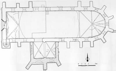 Epailly : plan de la chapelle - J.-B. de Vaivre (2002)