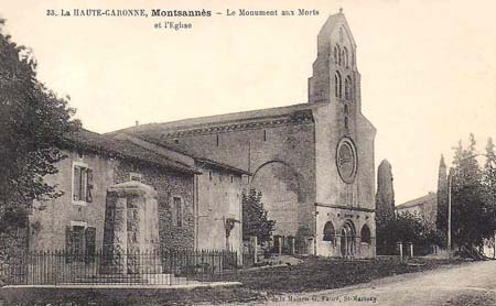 Montsaunès : l'église paroissiale