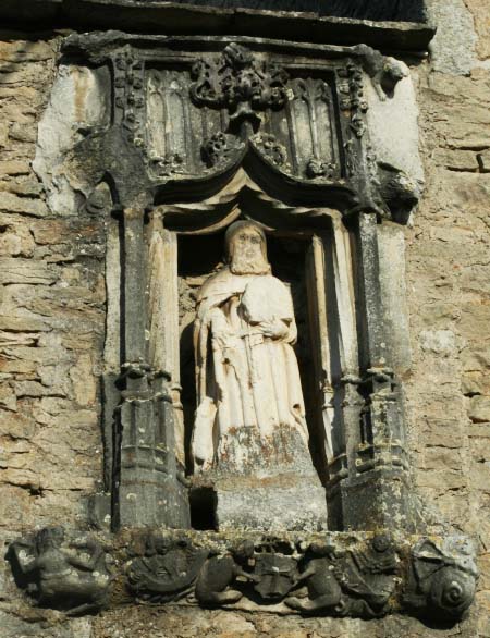Laives : statue de Saint-Antoine (photo Louisette CALLOT)