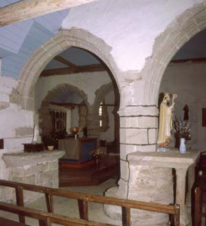 Lantiern : intérieur de la chapelle