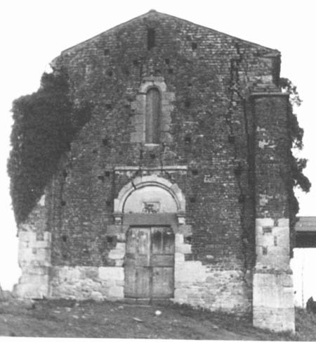 Epaisse : portail de la chapelle